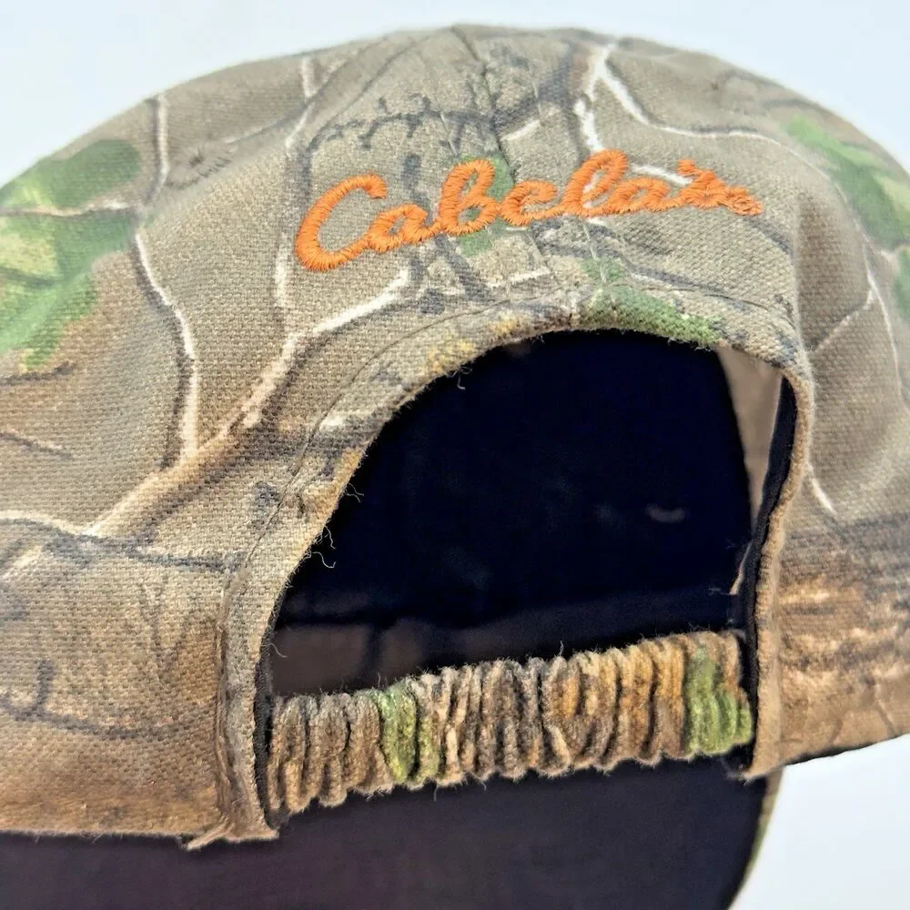 Cabela's Realtree Camouflage I Hunt For Hugs Toddler Ball Cap Elastic Back Hat